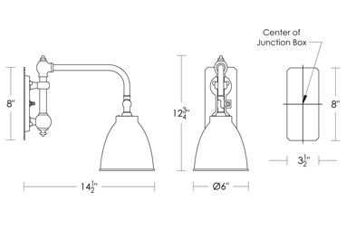 Chart Light Short Arm